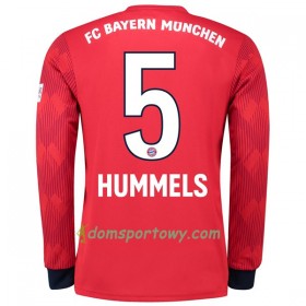 Koszulka Bayern Monachium Hummels 5 Domowe Koszulki Piłkarskie 2018-2019 Długi Rękaw